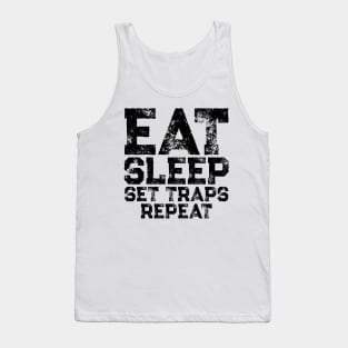 Eat Sleep Set Traps Repeat Tank Top